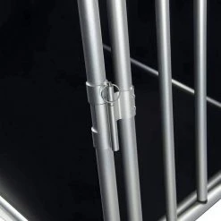 EUGAD Tiertransportbox, Hundetransportbox Alu Hundebox Reisebox Autobox für Husky Samojede Weimaraner Labrador Golden Retriever 90 x 65 x 69 cm XXL Schwarz Grau -TischStuhl Verkäufe 00baf3dd 3469 5831 ba31 34d75c47d3d0