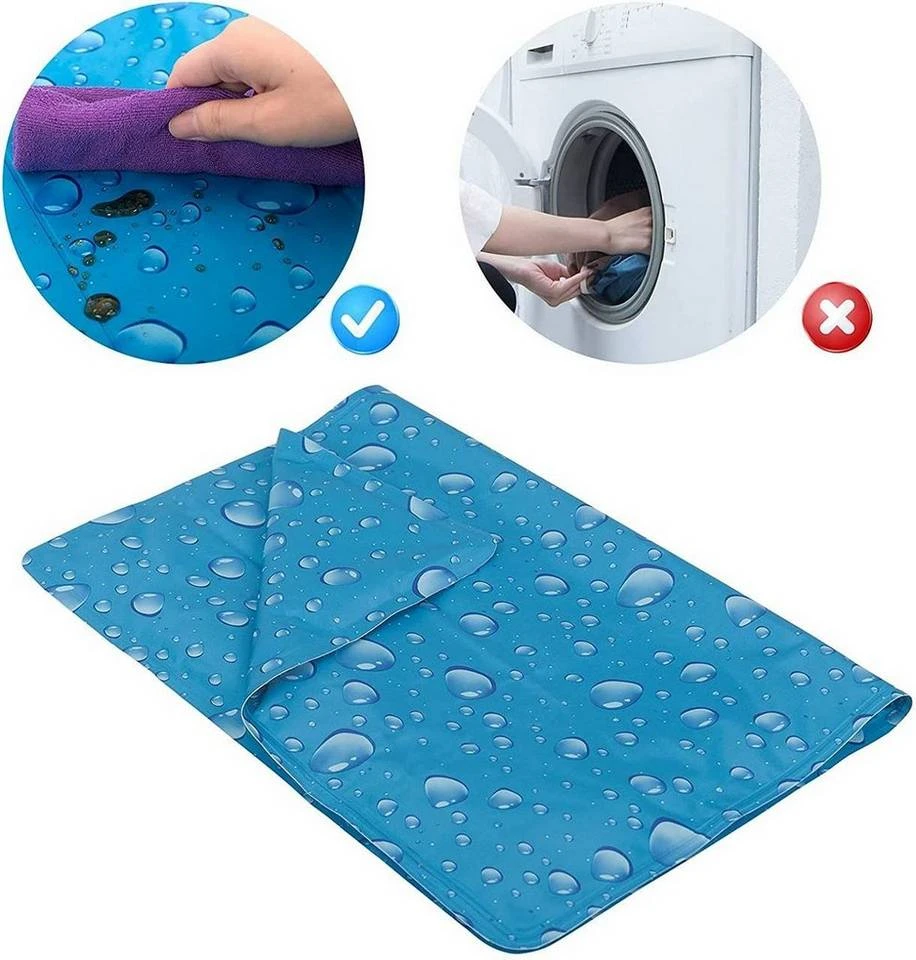 EUGAD Hundematte, Kühlmatte Hunde Katzen Welpen Haustier Blau 7 EUGAD Hundematte, Kühlmatte Hunde Katzen Welpen Haustier Blau – Bild 7