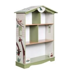 EUGAD Bücherregal, 1-tlg., Kinderregal Aufbewahrungsregal mit 5 Fächern, Zoomotive Spielzeug-Organizer für Kinderzimmer -TischStuhl Verkäufe 026fd667 e031 4ab3 8da0 2449832529ab