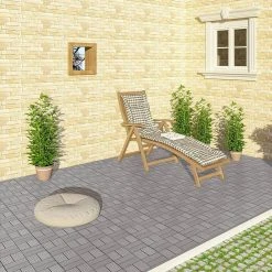 EUGAD WPC-Fliesen, 22 Stück WPC Terrassenfliesen Klickfliesen 30x30cm Coffee Anthrazit, Dunkelgrau, Hellgrau -TischStuhl Verkäufe 05521d3d a647 58a9 a120 d83dd2b63aa8