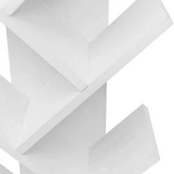 EUGAD Bücherregal, Raumteiler Standregal, mit 8 Ebenen, 40x20x127cm, Weiß -TischStuhl Verkäufe 0630a47a 0b3f 56c3 8387 378a4fe0eff2