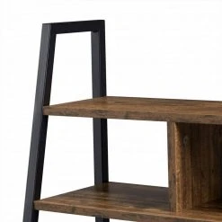 EUGAD Schreibtisch, Bürotisch Computertisch Arbeitstisch PC Tisch mit Ablage Holz Stal Holz Vintage+schwarz Hell Eiche+schwarz -TischStuhl Verkäufe 081a4170 28ae 53ca b432 58fe91514960