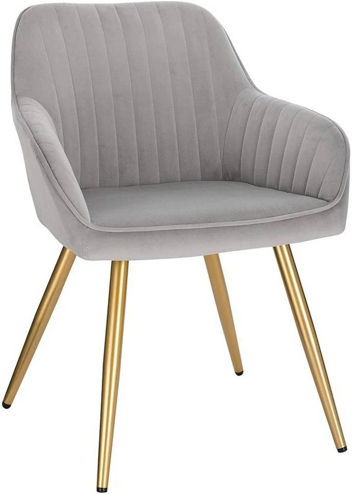 EUGAD Polsterstuhl (Set, 1 Stück), Esszimmerstuhl Küchenstuhl Samt, mit goldener Metallbeinen Blau, Bordeaux, Dunkelgrau, Dunkelgrün, Hellgrau, Rosa, Schwarz 21 EUGAD Polsterstuhl (Set, 1 Stück), Esszimmerstuhl Küchenstuhl Samt, mit goldener Metallbeinen Blau, Bordeaux, Dunkelgrau, Dunkelgrün, Hellgrau, Rosa, Schwarz – Bild 21