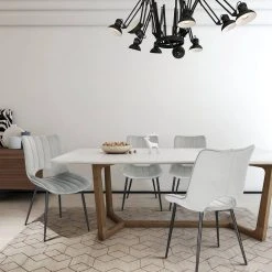 EUGAD Esszimmerstuhl (2 Stück), Küchenstuhl, Polsterstuhl, Wohnzimmerstuhl ohne Armlehne, Metallbeine, Samt, Dunkelgrau Hellgrau, Schwarz -TischStuhl Verkäufe 09134898 131b 4dda 9594 3906b0a6e1d5