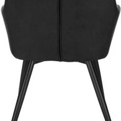 EUGAD Esszimmerstuhl (1 Stück), Wohnzimmerstuhl aus Stoff, Polsterstuhl mit Armlehnen und Rückenlehne, Gestell aus Metall Anthrazit, Braun, Grau -TischStuhl Verkäufe 09b2b4bd 83da 5946 8168 cf46c2e9149a