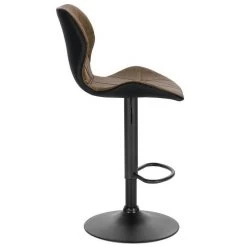 EUGAD Barhocker, 4er-Set mit Rückenlehne aus Kunstleder Metall Braun Anthrazit, Dunkelbraun, Grau -TischStuhl Verkäufe 09f444e1 4b45 479e a256 c01df95c2823