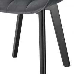 EUGAD Esszimmerstuhl (6 Stück), Wohnzimmerstuhl mit Rückenlehne, Polsterstuhl Küchenstuhl Weich Samt und Holz für ESS- und Wohnzimmer Schwarz Dunkelgrau, Dunkelgr&uuml;n, Rosa -TischStuhl Verkäufe 0a04bbd5 c5c2 4443 9e14 5c2be849f129