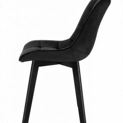 EUGAD Esszimmerstuhl (6 Stück), Wohnzimmerstuhl mit Rückenlehne, Polsterstuhl Küchenstuhl Weich Samt und Holz für ESS- und Wohnzimmer Schwarz Dunkelgrau, Dunkelgr&uuml;n, Rosa -TischStuhl Verkäufe 0c52b4cf aa81 5e72 89bb 122eb80f9cc3