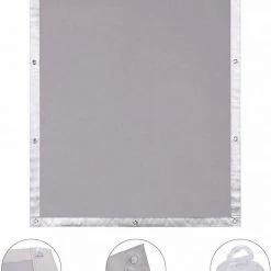 Fensterfolie, EUGAD, Thermo Rollo Dachfenster ohne Bohren Sonnenschutz Beige, Blau, Grau