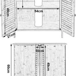 EUGAD Waschbeckenunterschrank (1-St) Unterschrank Badezimmerschrank Waschtisch Badschrank mit 2 Türen 60x30x60cm Bambus -TischStuhl Verkäufe 0df108dc 0f0d 5fa9 ac79 3363d2d6497e