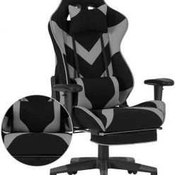 EUGAD Gaming Chair, Bürostuhl, Gaming Stuhl, Stoffbezug Rot Grau, Schwarz -TischStuhl Verkäufe 0f4d8eb4 e247 57bb 9e67 75c0a50bc18c