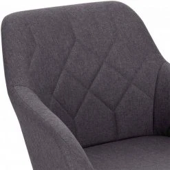 EUGAD Esszimmerstuhl (6 Stück), Wohnzimmerstuhl aus Leinen Polsterstuhl mit Armlehnen und Rückenlehne schwarze Gestell aus Metall Hellgrau Dunkelgrau -TischStuhl Verkäufe 0f610976 041c 57c4 845b 5fa59a077a4e