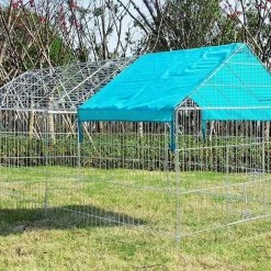 EUGAD Freigehege »0200HT«, Hasengehege Kaninchenstall Freilauf Gehege Kleintiergehege mit Ausbruchsperre Sonnenschutz -TischStuhl Verkäufe 1105177b 8185 5547 b41c e28965924126