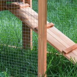 EUGAD Tierhaus, Kaninchenstall Kleintierstall Hasenkäfig, mit Treppe Wetterfest Doppelstöckig, Hellrot -TischStuhl Verkäufe 153b9b0c 42d2 5944 9ea0 995b6ce1ddcc