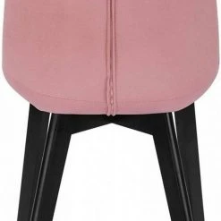 EUGAD Esszimmerstuhl (2 Stück), Wohnzimmerstuhl mit Rückenlehne, Polsterstuhl Küchenstuhl Weich Samt und Holz für ESS- und Wohnzimmer Schwarz Dunkelgrau, Dunkelgr&uuml;n, Rosa -TischStuhl Verkäufe 173c832c 2c23 52a0 9162 080f2b889eae