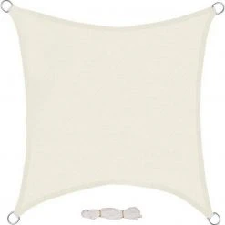 EUGAD Sonnensegel »0207ZYF«, Sonnenschutz 200g/m² HDPE Wetterschutz Creme -TischStuhl Verkäufe 175709e2 f0b3 59f1 8d25 dd261230f1dd