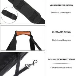 EUGAD Tiertransporttasche bis 8,00 kg, Katzentragetasche Hundetragetasche Schultertasche Haustiertasche Faltbare Transporttasche Reisetasche Traglast Oxford mit Schultergurt Grau 45x30x35cm -TischStuhl Verkäufe 18c26661 ddcc 4689 ba64 f5091c3f2e6e