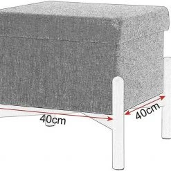 EUGAD Sitzhocker, Polsterhocker Sitztruhe bis 150kg belastbar, mit Stauraum, Deckel Abnehmbar Holzbeine Dunkelgrau Hellgrau -TischStuhl Verkäufe 1b8ab54d 0931 5daa a9fd 5743278bf90c