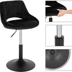 EUGAD Barhocker (2 St), Barstuhl Barsessel Sessel Loungesessel höhenverstellbar Clubsessel Cocktailsessel Drehsessel Samt Sitzhöhe 40–55 cm Rosa Dunkelgrau, Schwarz 48 EUGAD Barhocker (2 St), Barstuhl Barsessel Sessel Loungesessel höhenverstellbar Clubsessel Cocktailsessel Drehsessel Samt Sitzhöhe 40–55 cm Rosa Dunkelgrau, Schwarz -TischStuhl Verkäufe 1dac98c3 71ee 4e50 8736 f1f4d124051e