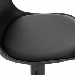 EUGAD Barhocker, mit Rückenlehne, Barstühle Höhenverstellbar und 360° Drehbar, Zeitgenössisch für Esszimmer, Bar Schwarz Grau -TischStuhl Verkäufe 1f6e5176 6452 5350 ae53 c653482811f4