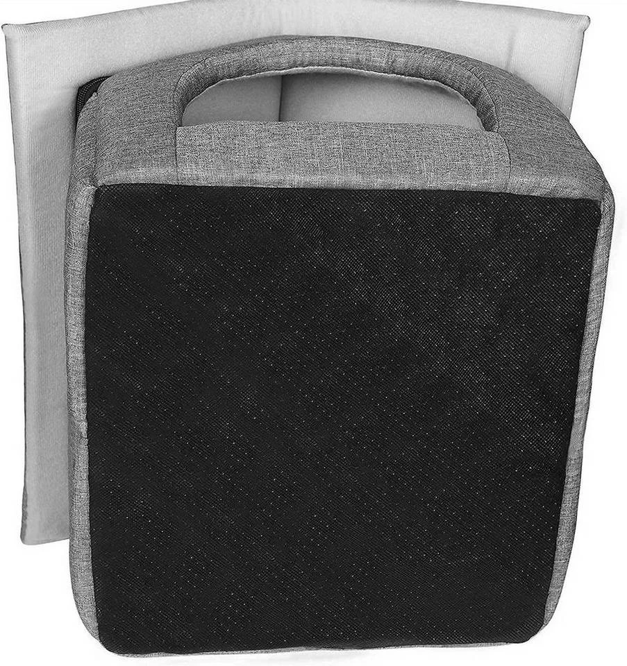 EUGAD Tierbett, Katzenhaus Katzenhöhle herausnehmbarer Matte Dunkelgrau, Hellgrau 14 EUGAD Tierbett, Katzenhaus Katzenhöhle herausnehmbarer Matte Dunkelgrau, Hellgrau – Bild 14