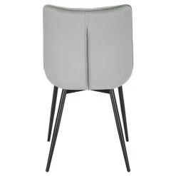 EUGAD Esszimmerstuhl (2 Stück), Küchenstuhl, Polsterstuhl Stuhl,Wohnzimmerstuhl ohne Armlehne, Metallbeine, Samt, Hellgrau Dunkelgrau, Schwarz -TischStuhl Verkäufe 23fea12a 51c7 461c 9fdd a13422013a32