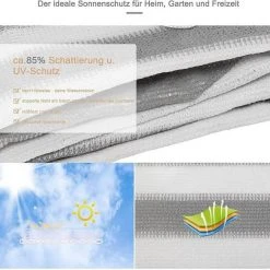 EUGAD Sonnensegel »0192ZYF«, Sonnenschutz HDPE Wasserdurchlässig UV-Schutz -TischStuhl Verkäufe 25ebc8d8 adee 50a7 9d7d 65be5d74eef8
