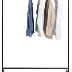 EUGAD Garderobenständer, (1 St), Kleiderständer, Kleiderstange, Metall, Weiß Schwarz, Wei&szlig; -TischStuhl Verkäufe 262b5607 077c 5f99 8275 982d8dd1c748