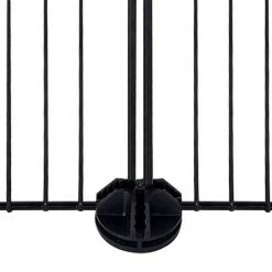 EUGAD Freigehege, Freigehege Kaninchen mit Stauraum Hasen Meerschweinchen Welpenauslauf Laufgitter mit Tür&Treppe DIY Schwarz 30 Platten (35x35cm/Platte) 105 x 70 x 70 cm -TischStuhl Verkäufe 271f6ed2 0baa 5a20 afa2 3d7dbbce7f03