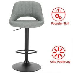 EUGAD Barhocker, 4er-Set Tresenhocker aus Kunstleder Gestell aus Stahl Dunkelbraun Anthrazit, Grau -TischStuhl Verkäufe 27f4fce3 03f5 5d3c a858 2eca9b560871