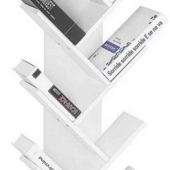 EUGAD Bücherregal, Raumteiler Standregal, mit 8 Ebenen, 40x20x127cm, Weiß -TischStuhl Verkäufe 27fb806e 3a34 5d47 82a3 bf7d27f4a8c6