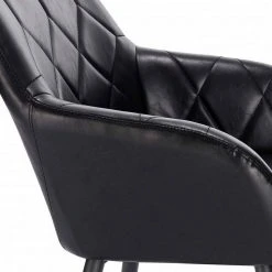 EUGAD Esszimmerstuhl, 2er-Set Esszimmerstuhl aus Kunstleder Metallbeine Dunkelbraun Schwarz -TischStuhl Verkäufe 2921a6db 04c5 5e67 af2e e0cb68ab4c28