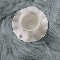 Teppich, EUGAD, Lammfell Schaffell echtes Naturfell Wohnzimmer Bettvorleger Sofa Matte Grau Wei&szlig; -TischStuhl Verkäufe 2b197577 10b9 5ea9 83a6 e7cd3811165f