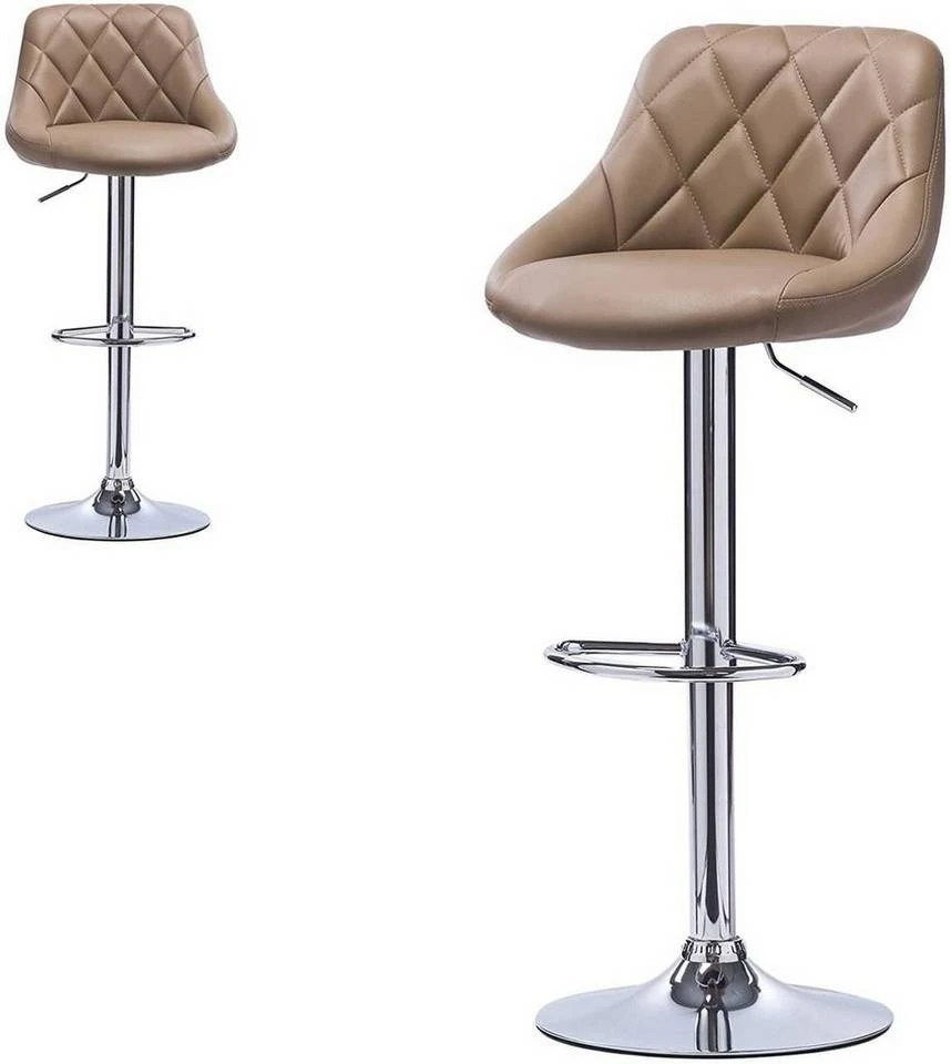 EUGAD Barhocker, 2er-Set Barstühle, höhenverstellbar, 360°drehbar Weiß Bordeaux, Cremeweiß, Grau, Khaki, Rot, Schwarz, Weiß 7 EUGAD Barhocker, 2er-Set Barstühle, höhenverstellbar, 360°drehbar Weiß Bordeaux, Cremeweiß, Grau, Khaki, Rot, Schwarz, Weiß – Bild 7