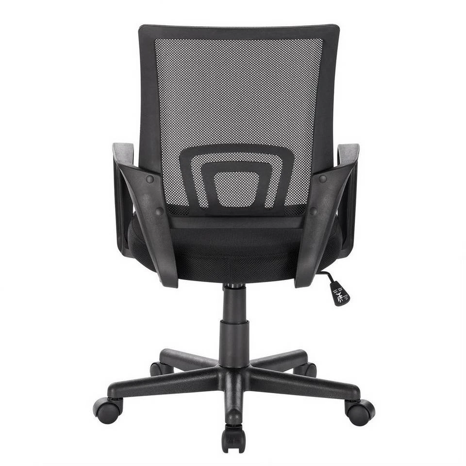 EUGAD Chefsessel (1 Stück), Bürostuhl mit Netz-Design-Sitzkissen Wippfunktion, Mesh, Schwarz Grau 5 EUGAD Chefsessel (1 Stück), Bürostuhl mit Netz-Design-Sitzkissen Wippfunktion, Mesh, Schwarz Grau – Bild 5