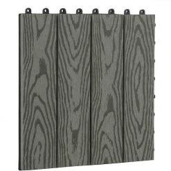 EUGAD WPC-Fliesen, WPC Fliesen Klickfliesen in Holzoptik 11 Stücke für 1m² Grau Anthrazit, Braun, Coffee, Hellgrau -TischStuhl Verkäufe 314cd0cf 87a0 5fa8 acf9 52780f1e5ac0