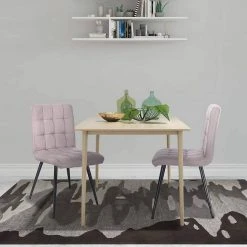 EUGAD Esszimmerstuhl (2 Stück), Küchenstuhl Polsterstuhl, mit Rückenlehne, Metallbeine, Sitzfläche aus Leinen, Dunkelgrau Dunkelgrau | Dunkelgrau, Hellgrau | Hellgrau -TischStuhl Verkäufe 35247759 6524 4496 b137 d1aff85d82fa