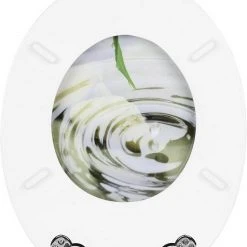 EUGAD WC-Sitz (1-St), Toilettensitz, WC Sitz mit Absenkautomatik, MDF, Holz, Softclose Scharnier Gr&uuml;ne Bl&auml;tter, Holzfarbe, Lilie, Seestern, Seestern Am Strand, Seestern Sonnenuntergang, Stone, &lrm;Lila Blume und Stones -TischStuhl Verkäufe 35d84459 3367 4ab9 a90f 272c3aebaefb