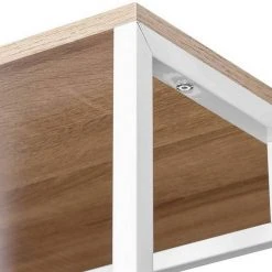 EUGAD Kleiderständer, Wäscheständer Garderobenständer mit Ablage Schwarzrohre und Eiche Platte Schwarz-Hell Eiche, Schwarz-Vintage, Wei&szlig;-Eiche -TischStuhl Verkäufe 378895fc 26f3 5c71 b8cf a2dfa2ea061c