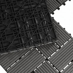 EUGAD WPC-Fliesen, 22 Stück WPC Terrassenfliesen Klickfliesen 30x30cm Coffee Anthrazit, Dunkelgrau, Hellgrau -TischStuhl Verkäufe 3800aa20 be6b 51fb 87a1 4bf0ce426f2a