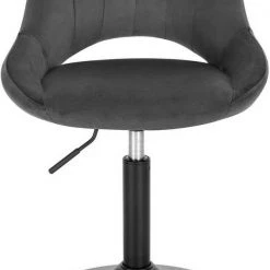 EUGAD Barhocker (6 St), Barstuhl Barsessel Sessel Loungesessel höhenverstellbar Clubsessel Cocktailsessel Drehsessel Samt Sitzhöhe 40–55 cm Rosa Dunkelgrau, Schwarz -TischStuhl Verkäufe 380825a8 52da 4ba0 a695 d479d47b5679