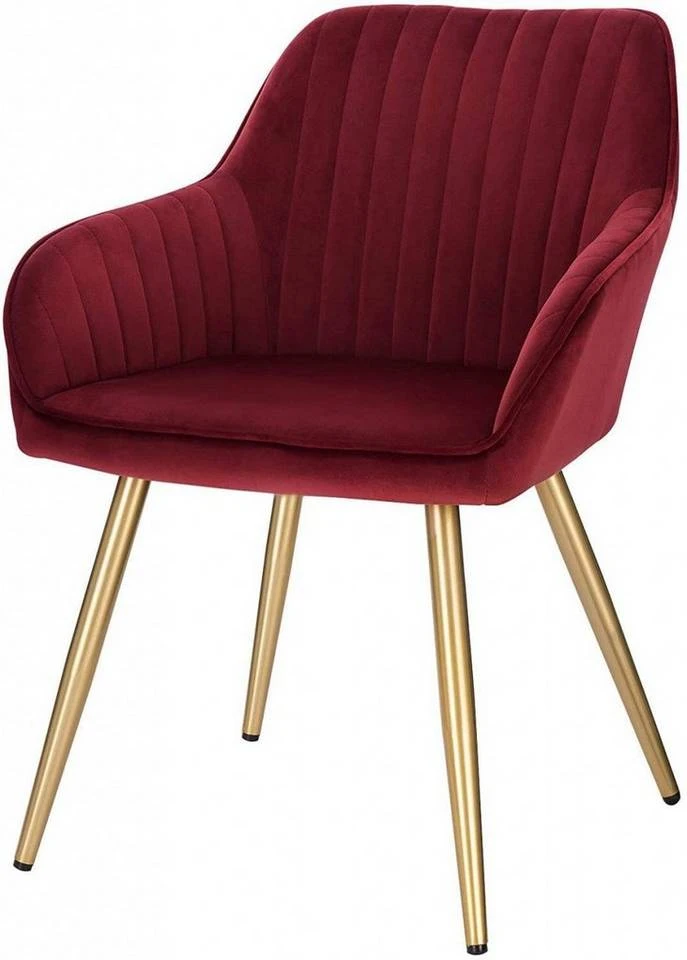 EUGAD Polsterstuhl (Set, 1 Stück), Esszimmerstuhl Küchenstuhl Samt, mit goldener Metallbeinen Blau, Bordeaux, Dunkelgrau, Dunkelgrün, Hellgrau, Rosa, Schwarz 30 EUGAD Polsterstuhl (Set, 1 Stück), Esszimmerstuhl Küchenstuhl Samt, mit goldener Metallbeinen Blau, Bordeaux, Dunkelgrau, Dunkelgrün, Hellgrau, Rosa, Schwarz – Bild 30