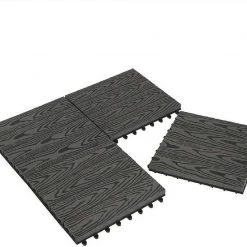 EUGAD WPC-Fliesen, WPC Fliesen Klickfliesen in Holzoptik 22 Stücke für 2m² Hellgrau Anthrazit, Braun, Coffee -TischStuhl Verkäufe 3c3c73c6 fae4 5177 bdb0 a52e3eb10057