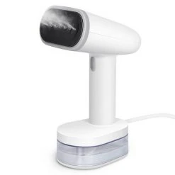 EUGAD Dampfbürste, Dampfglätter Reise-Dampfbügeleisen Steamer Kleidung Handbügeleisen mit Selbstreinigungsfunktion Reisebügeleisen mit Dampfbürste 250 ml 1600 W für Haushalt Urlaub Dienstreise