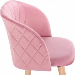 EUGAD Esszimmerstuhl, 6er-Set Esszimmerstuhl Küchenstuhl Samt Massivholz Cremeweiß Cremeweiß, Rosa -TischStuhl Verkäufe 3e7c122d fc00 5567 b05c 95f21453aa45