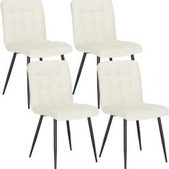 EUGAD Esszimmerstuhl (4 Stück), Polsterstuhl Wohnzimmerstuhl Samtstuhl Sessel mit Rückenlehne, Metallbeine, Sitzfläche aus Samt, Blau Creme, Dunkelgrau, Hellgrau, Rosa -TischStuhl Verkäufe 406bd796 4430 4bee 9d78 14e3da007b29