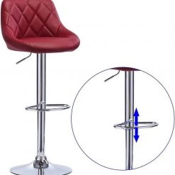 EUGAD Barhocker, 2er-Set Barstühle, höhenverstellbar, 360°drehbar Weiß Bordeaux, Cremeweiß, Grau, Khaki, Rot, Schwarz, Weiß 83 EUGAD Barhocker, 2er-Set Barstühle, höhenverstellbar, 360°drehbar Weiß Bordeaux, Cremeweiß, Grau, Khaki, Rot, Schwarz, Weiß -TischStuhl Verkäufe 40b88104 b223 59a3 9b0f 0767ab64185a