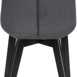 EUGAD Esszimmerstuhl (6 Stück), Wohnzimmerstuhl mit Rückenlehne, Polsterstuhl Küchenstuhl Weich Samt und Holz für ESS- und Wohnzimmer Schwarz Dunkelgrau, Dunkelgr&uuml;n, Rosa -TischStuhl Verkäufe 438419fd a50f 45f5 9769 a2147ac6237a