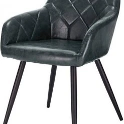 EUGAD Esszimmerstuhl, aus Kunstleder mit Armlehnen und Rückenlehne Gestell aus Metall Schwarz Braun, Dunkelbraun, Dunkelgrau -TischStuhl Verkäufe 439a334e 7f72 593d 8c88 2935ab8a28a2