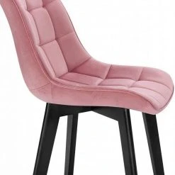 EUGAD Esszimmerstuhl (1 Stück), Wohnzimmerstuhl mit Rückenlehne, Polsterstuhl Küchenstuhl Weich Samt und Holz für ESS- und Wohnzimmer Dunkelgrau Dunkelgr&uuml;n, Rosa, Schwarz -TischStuhl Verkäufe 459e666c d153 59c6 9239 20fb6171c200